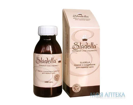 Сладелла краплі для корекції ваги з сукралозою 100 мл