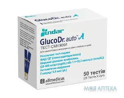 Тест-смужки GlucoDr auto A-AGM-4000 №50