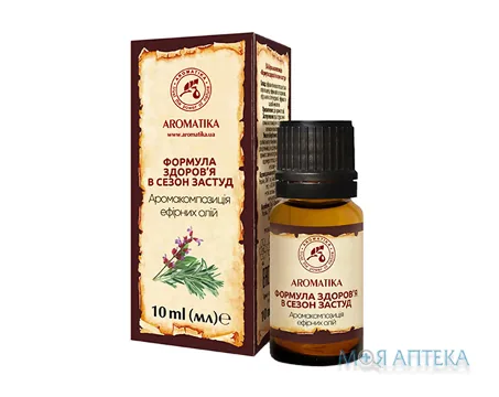 Аромакомпозиція Ароматика Формула здоров`я в сезон застуд 10 мл