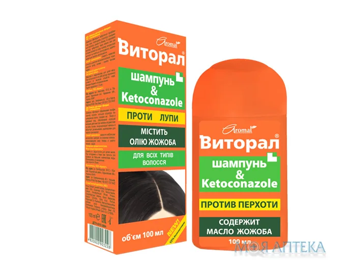 Віторал шампунь для волосся з кетоконазолом, 100 мл