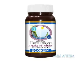 Дріжджі пивні Осокор З Калієм та Магнієм табл. 0,5 г №100