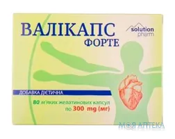 Валікапс Форте капс. м`які желат. блістер №80