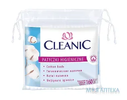 Ватні палички Cleanic пакет п/э №160