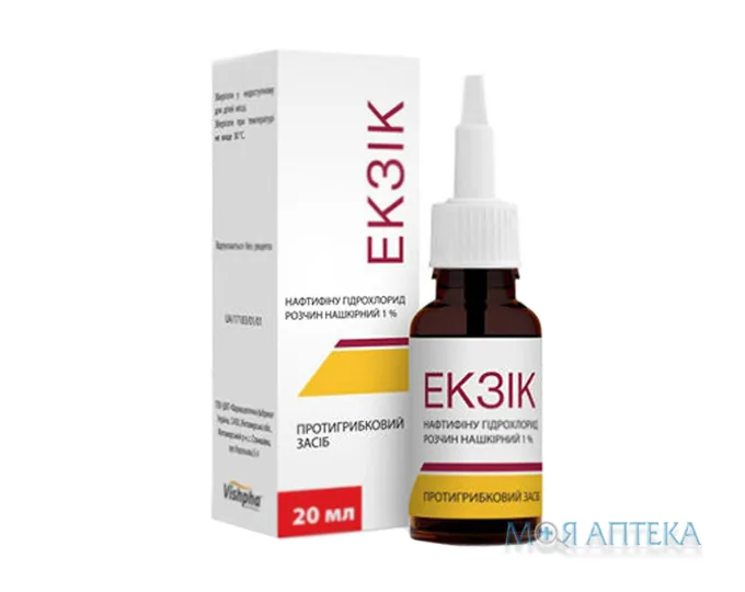 Екзік р-н нашкірний 1% фл. 20 мл