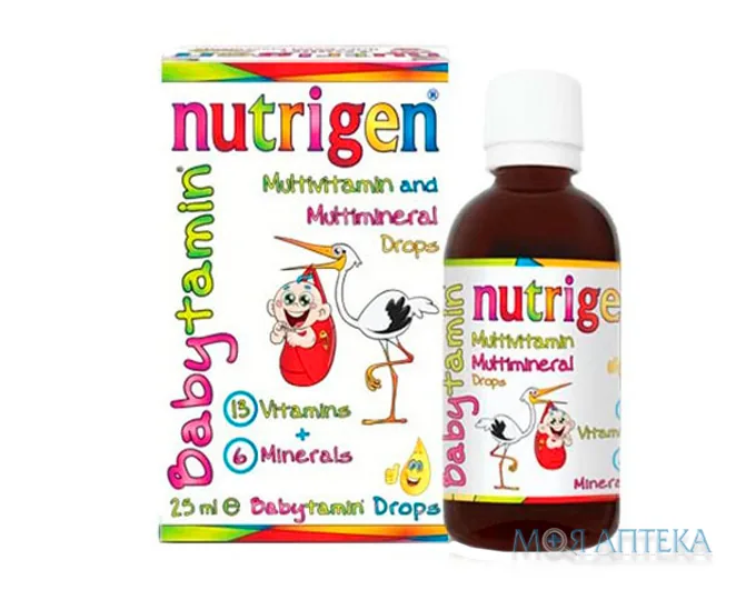 Нутріжен Бебітамін краплі д/діт. по 25 мл у пляш. скл.
