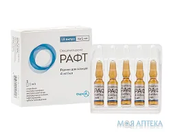 Рафт розчин д/ін. 4 мг/мл по 1 мл №10 в амп.