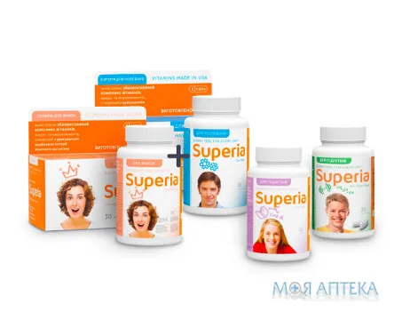 Суперія Набір (для жінок №30 + для підлітків №30 + для чоловіків №30)