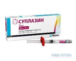 Суплазин р-н д/ін. 20 мг/2 мл шприц 2 мл №1