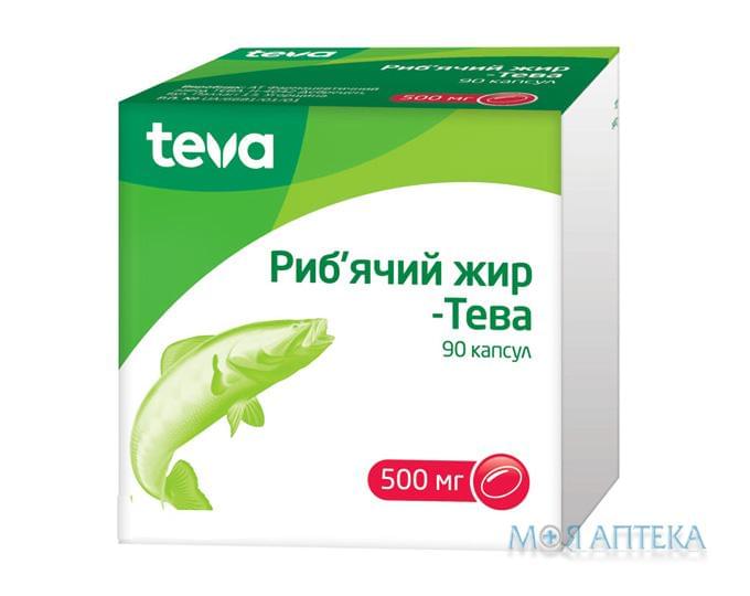 Рыбий жир Тева капсулы по 500 мг №90