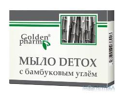 Мыло Detox с бамбуковым углем 70гГолден-Фарм ООО