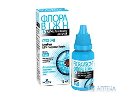 Флора Віжн Сухі очі крап. очні 15 мл