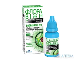 Флора Віжн Подразнені очі крап. очні 15 мл