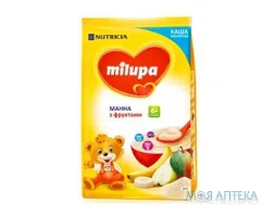 Каша Молочна Milupa (Мілупа) манна з фруктами 210 г