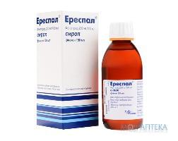 Ереспал сироп, 200 мг/100 мл по 150 мл у флак.