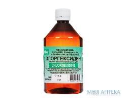 ХЛОРГЕКСИДИН розчин д/зовн. заст. 0.05 % 200 мл у флак.