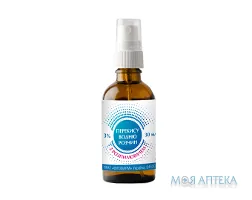 Перекис Водню розчин д/зовн. заст. 3 % по 30 мл у флак. полім. з розпил.