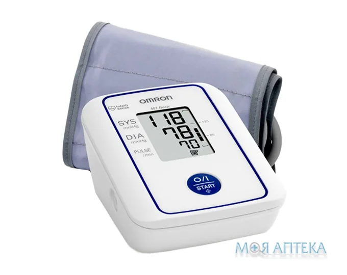 Тонометр Omron (Омрон) автоматичний, M2 Basic (HEM-7116-ARU), з адаптером