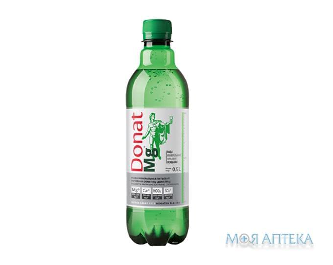 Вода мінеральна питна лікувальна DONAT Mg (Донат) 0,5 л ПЕТ