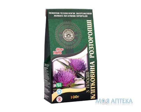 Розторопші плоди по 100 г у пач.