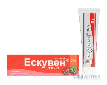Ескувен гель 1 % по 30 г у тубах