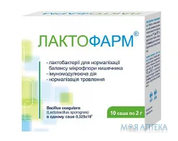 Лактофарм порошок 2 г саше №10