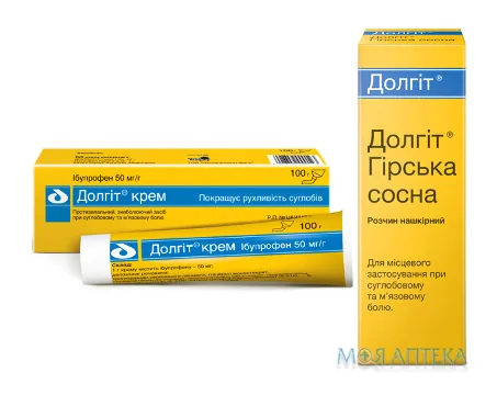 Долгіт гель 100 г + Долгіт гірська сосна, р-н нашкірний, 100 мл