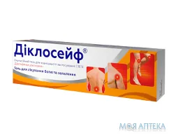 Діклосейф гель емульс. д/зовн. заст. 1,16 % туба 100 г