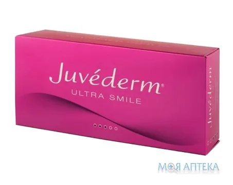 Філер Juvederm Ultra Smile (Ювидерм Ультра Смайл) шприц заповн. 0,55 мл, голки 30G 1/2, №2