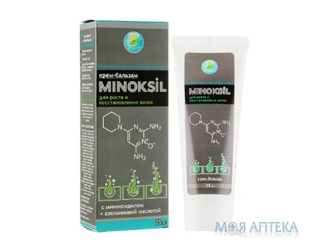 Міноксил крем-бальзам 75мл для росту волосся туба №1