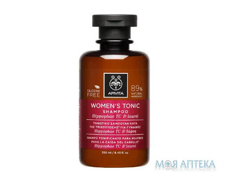 Apivita Hair Care (Апівіта Хеір Кеа) Шампунь Жіночий Тонізуючий З Обліпихою і Лавром 250 мл