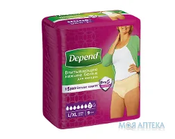 Підгузки-труси для дорослих Depend (Депенд) жіночі L/XL №9