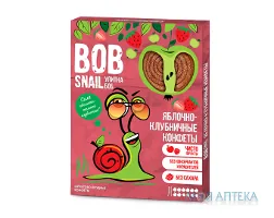 Равлик Боб (Bob Snail) Яблуко-Полуниця цукерки 120 г