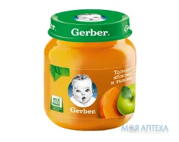 Пюре Gerber (Гербер) яблуко, гарбуз 130 г