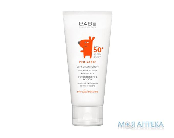 Babe Laboratorios (Бабе Лабораторіос) Pediatric Лосьйон сонцезахисний дитячий SPF-50+ 100 мл, д/чутл. шкіри дітей