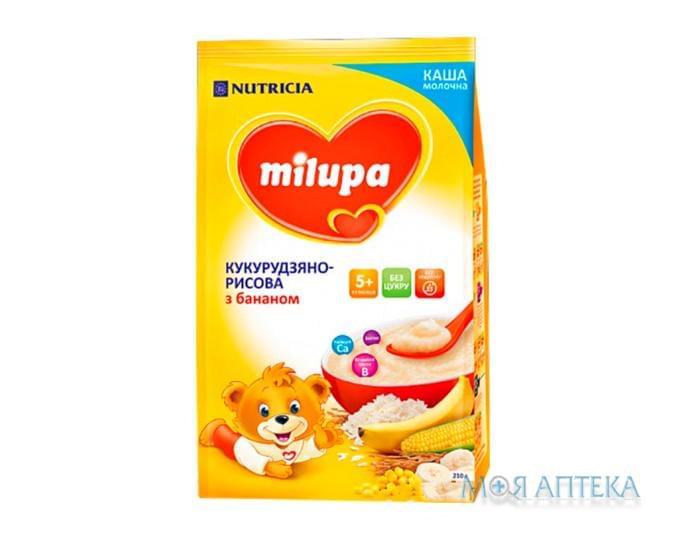 Каша Молочная Milupa (Милупа) кукурузно-рисовая с бананом 210 г