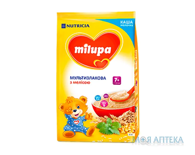 Каша Молочна Milupa (Мілупа) мультизлакова з мелісою 210 г