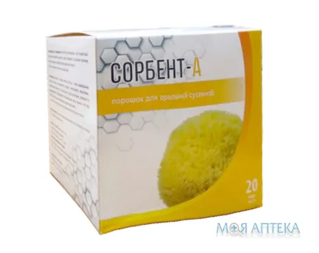 Сорбент-А порошок д/ор. сусп. по 2 г у саше №20