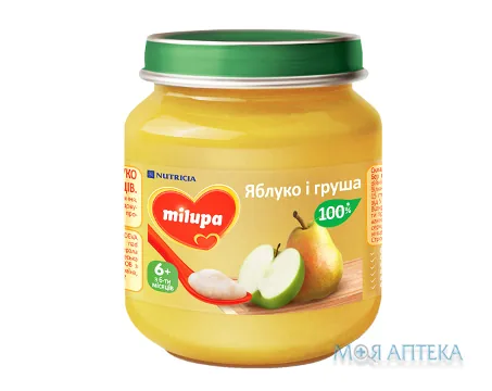 Пюре Milupa (Мілупа) яблуко, груша, 125 г