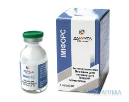 Іміфорс порошок для р-ну д/інф. по 500 мг/500 мг №1 у флак.