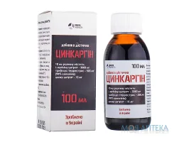 Цинкаргін розчин ор. по 100 мл у флак.