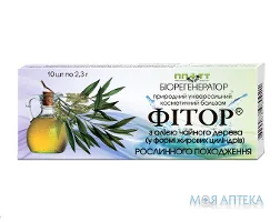 Фітор супозиторії 2,3 г, з маслом чайного дерева №10