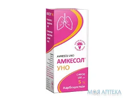 Амкесол Уно сироп 50 мг/мл фл. 100 мл №1