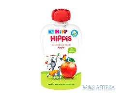 HiPP HiPPiS (Хіпп Хіппіс) Пюре Фруктове яблуко, пакет 100 г