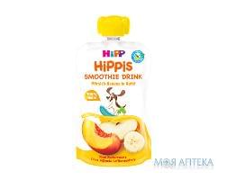 Смузі Фруктове HiPP HiPPiS (ХіПП ХіППіс) персик-яблуко-банан, пакет 120 г