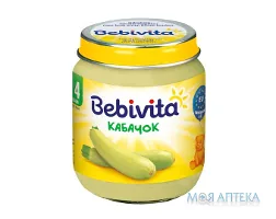 Пюре Овочеве Bebivita (Бебівіта) Кабачок 125 г, с 4 міс.
