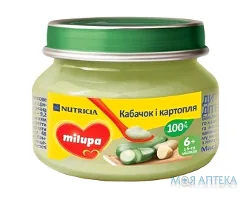 Пюре Milupa (Мілупа) кабачок з картоплею 80 г
