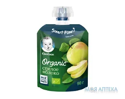 Пюре Gerber (Гербер) орган. яблуко 90 г, пакет