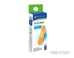 Пластир медичний Екопласт (Ecoplast) Eco Cotton ткан. 72 х 19 мм №10