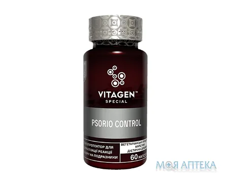 Вітаджен №55 Псоріо Контрол (Vitagen Psorio Control) капс. №60
