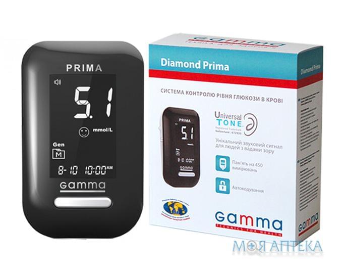 Глюкометр Gamma Diamond Prima (Гамма Даймонд Прима) виріб №1